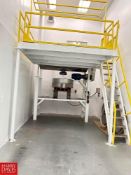 Steel Platform with Steps, Dimensions = 94