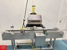 Enercon Tamper Evident Sealer, Type: Super Seal 100, Model: LM5022-222, S/N: LM5022-222098