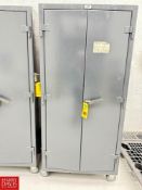 Strong Hold 2-Door Storage Cabinet, Mounted on Casters - Rigging Fee: $75