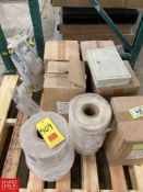 (7) Shrink Wrap Rolls, Dimensions = 14' - Rigging Fee: $35