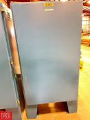 Single Door Enclosure, Outside Dimensions = 72