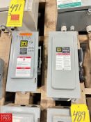 Square D 30 and 60 AMP, 240 Volt Safety Switches