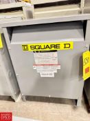Square D 30 kVA Sorgel 3-Phase General Purpose Transformer H.V. 480 and L.V. 400