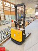 2017 Vestil 2,000 LB Capacity Walk Behind Electric Fork Lift, Model: S-62FF, S/N: 161716, 62