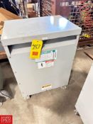 Siemens 45 kVA, 480 Volt, Type: QL Transformer
