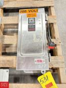 Square D 30 AMP, 600 Volt S/S Safety Switch
