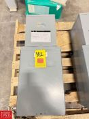 Square D 7.5 kVA, Single Phase Mini Power-Zone, Catalog No: MP27S40F, H.V. 480, H.A. 15.6, L.V. 120/