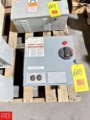 Square D CLASS 9070 Series A 600 VAC Transformers Disconnect