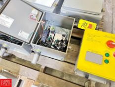 (3) Enclosures, (2) with Dimension Power Supplies and Roulers