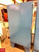 Single Door Enclosure, Outside Dimensions = 72