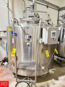 Walker 600 Gallon S/S Dome-Top Starter Tank, Model: PZ, S/N: NL9748 with Bottom Sweep Agitation