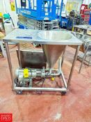 S/S Powder Blending Table with Ampco Pump, 2