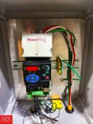 Mobile S/S Framed Belt Conveyor with Allen-Bradley Powerflex and Drive, Dimensions = 118