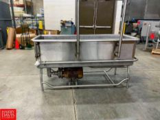 COP Sink with 7.5 HP Pump Motor, Inside Tub Dimensions= 74” Length x 24” Width x 21” Depth