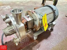 Fristam 5 HP Centrifugal Pump with V5 3,510 RPM Motor and 2.5