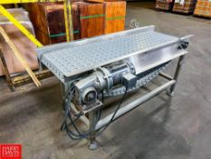 S/S Framed Directional Conveyor with Drive, Dimensions = 56