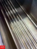 S/S COP Trough with Centrifugal Pump, Dimensions = 10' x 2' x 20