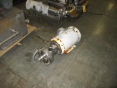 Fristam 20 HP S/S Centrifugal Pump with 3,500 RPM Motor, Model: FPX3542 and 3