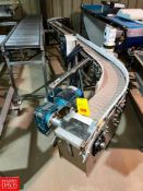 S/S Framed Mobile S-Shaped Conveyor with Vacon Starter and Drive, Dimensions = 15' x 8