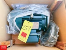 NEW Toshiba 5 HP 3,500 RPM Motor - Rigging Fee: $75