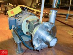 Fristam 3 HP Centrifugal Pump with 3,520 RPM Motor, 3