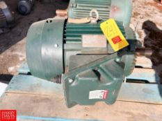 Toshiba 25 HP 1,770 RPM Motor - Rigging Fee: $75