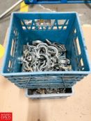 (89) Assorted S/S Clamps, up to 2.5