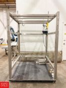 S/S Adjustable Height Scale Platform, Dimensions = 56