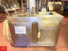 S/S Hand Sink with Under Cabinets and Hose Hanger, Dimensions = 50