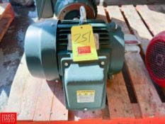 Toshiba 10 HP 3,510 RPM Motor - Rigging Fee: $75