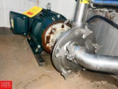 Fristam 20 HP Centrifugal Pump with 1,770 RPM Motor, 2.5