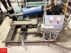 Epact 40 HP 1,765 RPM Motor with AC&R Refrigerant Muffler and Valve, Mounted on Base