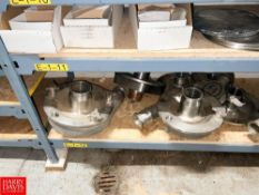 Assorted S/S Pump and Valve Parts Including Heads, Bodies, Shafts, Gaskets and Impellers