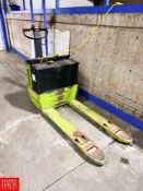 Clark 4,500 LB Capacity Electric Pallet Jack, Model: EWP45 with 24 Volt Battery - Rigging Fee: $50