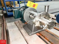 Fristam 3 HP Centrifugal Pump with NEW Toshiba 3,500 RPM Motor and 2