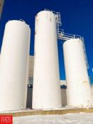 DCI 40,000 Gallon Insulated S/S Silo, S/N: 87-D-35302 with Agitation, 3