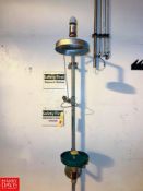 Cardiac Science Defibrillator and Emergency Eye Wash and Shower Station - Rigging Fee: $200