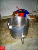 20 Gallon S/S Single Wall Tank without Cover, Dimensions = 19