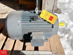Nema 20 HP 3,540 RPM Motor - Rigging Fee: $75