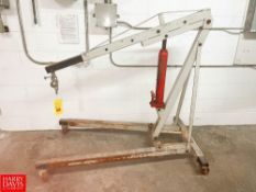 Larin 2-Ton Hydraulic Engine/Shop Hoist, Model: EH-2 - Rigging Fee: $75