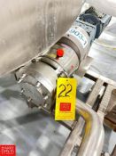 SPX Positive Displacement Pump with Sew 1.5 HP 1,765 RPM Motor with 2