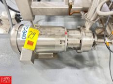 Alfa Laval 10 HP Centrifugal Pump with S/S Clad 3,500 RPM Motor, 4