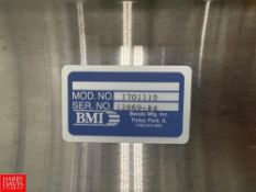 Benda S/S Framed Overhead Conveyor with S/S Clad Drive, Dimensions = 23' x 12