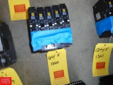 (5) EDB14020 1 Pole 20 Amp 277 Vac (Location: Decatur, IL)