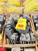 (44) Assorted Square D Circuit Breakers