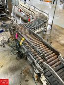 (2) Sections Roller Conveyor, Dimensions = 18' x 20