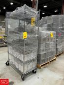 Mobile S/S Metro Rack with (5) Shelves, Dimensions = 3' Length x 18