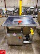 Universal Machine S/S Cap Hopper, Model: E-828S, S/N: 98-8267-4, Dimensions = 48