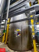 Walker 15,000 Gallon 316L S/S Tank, Model: VSHT-SS/316L SS, S/N: WEP-100411, Dimensions = 11.5' Outs