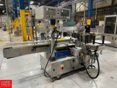 Quadrel Labeling Systems S/S Framed Labeler, Model: Versaline, S/N: 58032-01/02 - Rigging Fee: $600